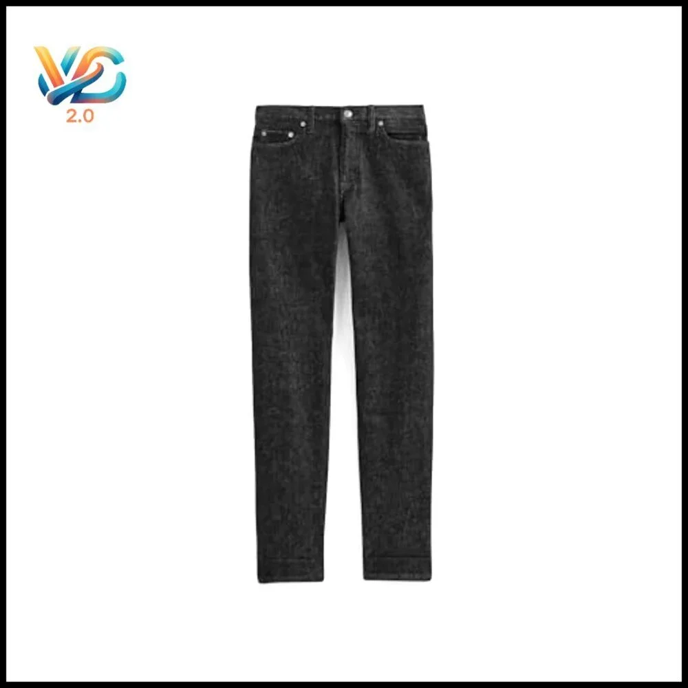 Slim Fit Selvedge Denim‎ Jeans Classic Minimal Tapered Leg Stretch Comfort